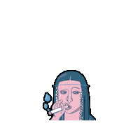 bayutovania lol smoke france cigarette Sticker