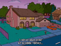 happy bart simpson GIF