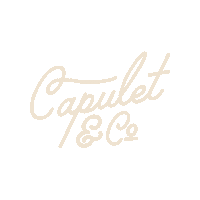 CapuletandCo logo pink coffee brisbane Sticker