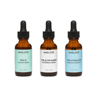 maeloveskincare skin care serum vitamin c serum maelove Sticker