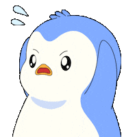 Stressed Oh No Sticker by Pudgy Penguins
