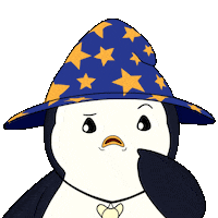 Penguin What Sticker by Pudgy Penguins