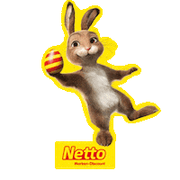 Rabbit Penny Sticker by Netto Marken Discount