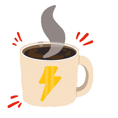 Sleepy Coffee Sticker