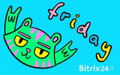 Excited Its Friday GIF by Bitrix24