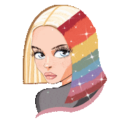 Girl Sticker