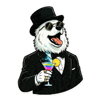 Cocktail Enjoying Sticker