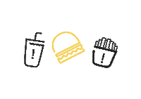 sheeshburger food hungry burger hamburger Sticker