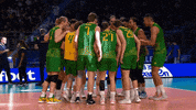 Group Hug Win GIF by Volleyball World