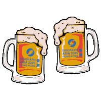 Hong Kong Drinking Sticker by SIGGRAPH Asia