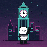 New Years Party GIF by Kanpai Pandas