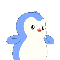 Shocked Wait What Sticker by Pudgy Penguins