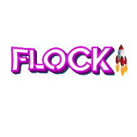 flockMarketing flock flockmkt flockcuiaba Sticker