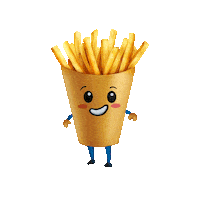 Sommer Pommes Sticker by NEW AG