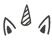 Face Unicorn Sticker
