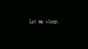 sad black and white GIF