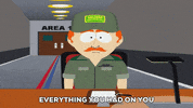 security inspecting GIF by South Park 