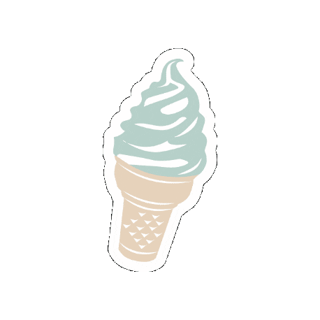 Qwetch giphygifmaker summer icecream glace Sticker