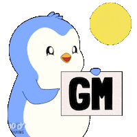 Good Morning Sticker by Pudgy Penguins