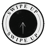 Swipe Up Black White Sticker