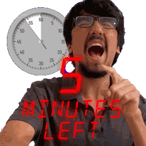 Five Minutes Sticker