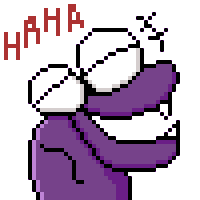 Happy Pixel Sticker