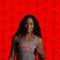 Track Field Go Cards GIF by Louisville Cardinals