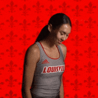 Track Field Go Cards GIF by Louisville Cardinals