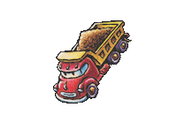 Picture Book Dump Truck Sticker by Stacy McAnulty