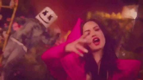 Demi Lovato GIF by Marshmello