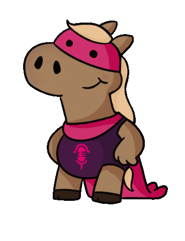 Super Hero Horse Sticker by EHS Communications