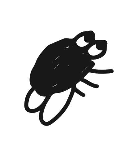 Fly Trash Sticker