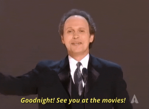 billy crystal goodnight! see you at the movies! GIF by The Academy Awards