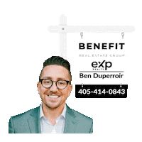 benefitrealestate benefit real estate benjamin duperroir Sticker