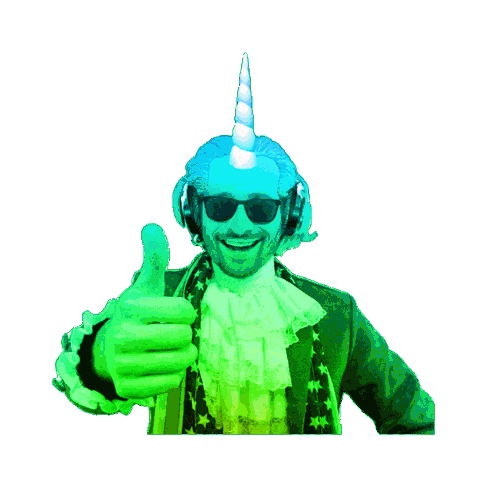 Rainbow Thumbs Up Sticker