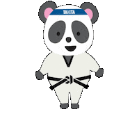 tanitahongkong panda taekwondo tanita tanitahk Sticker