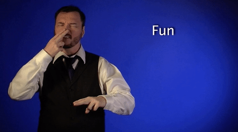 sign language fun GIF by Sign with Robert