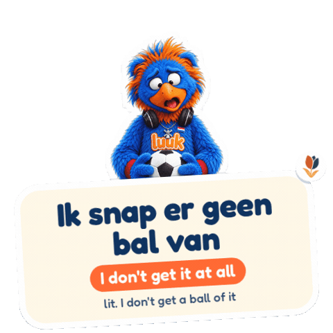 dutchfluency confused nederlands dutch no idea Sticker