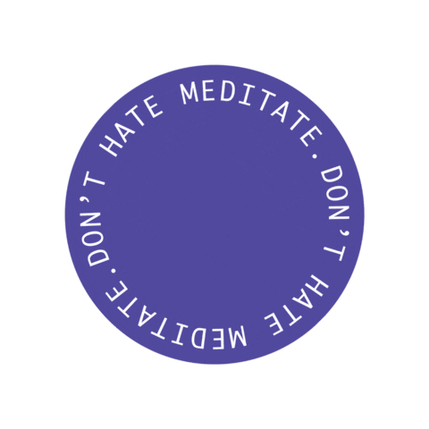 WabiWibes giphygifmaker good vibes meditate wabi Sticker