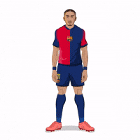 Fc Barcelona Football GIF by SportsManias