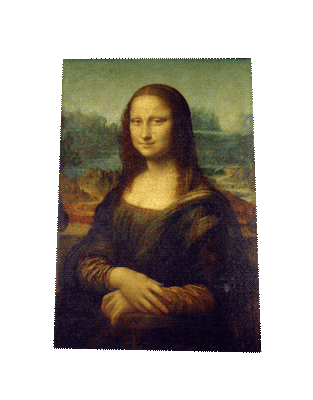 Mona Lisa Art Sticker by Anthony Antonellis