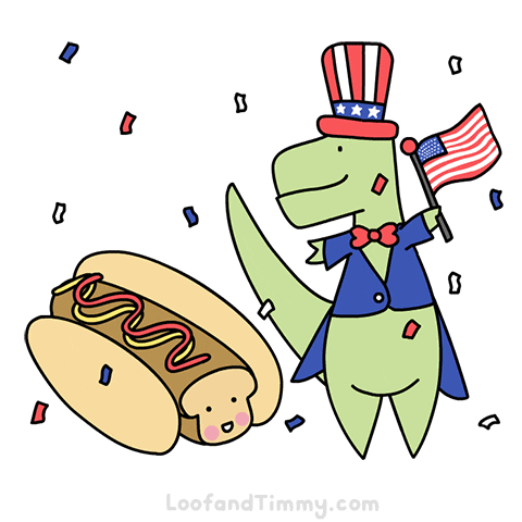 American Usa GIF by Loof and Timmy