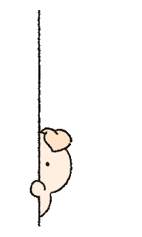 Around The Corner Pig Sticker by BREAD TREE