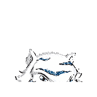 trineadmission mascot storm thunder trine Sticker