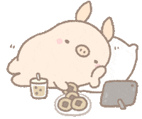 illustration eating Sticker by BREAD TREE
