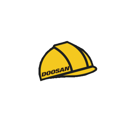 Hat Construction Sticker by Doosan Infracore