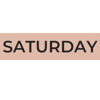 Saturday Sticker by City Barre