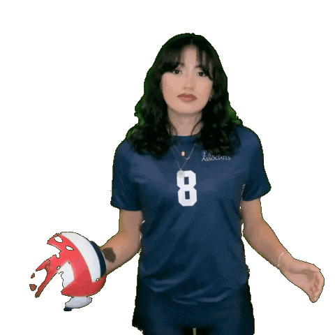 Womens Volleyball Sticker by Clarke University