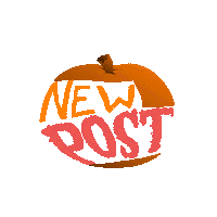 Halloween New Post Sticker
