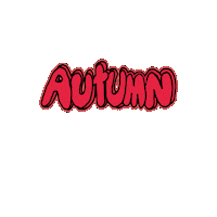 Artandflowersbyrebecca halloween new post fall orange Sticker